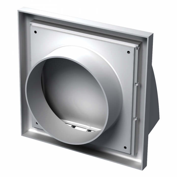 Фото Колпак вытяжной Vents МВ 122 ВК 186х142/Ø125 белый  - Магазин MASMART