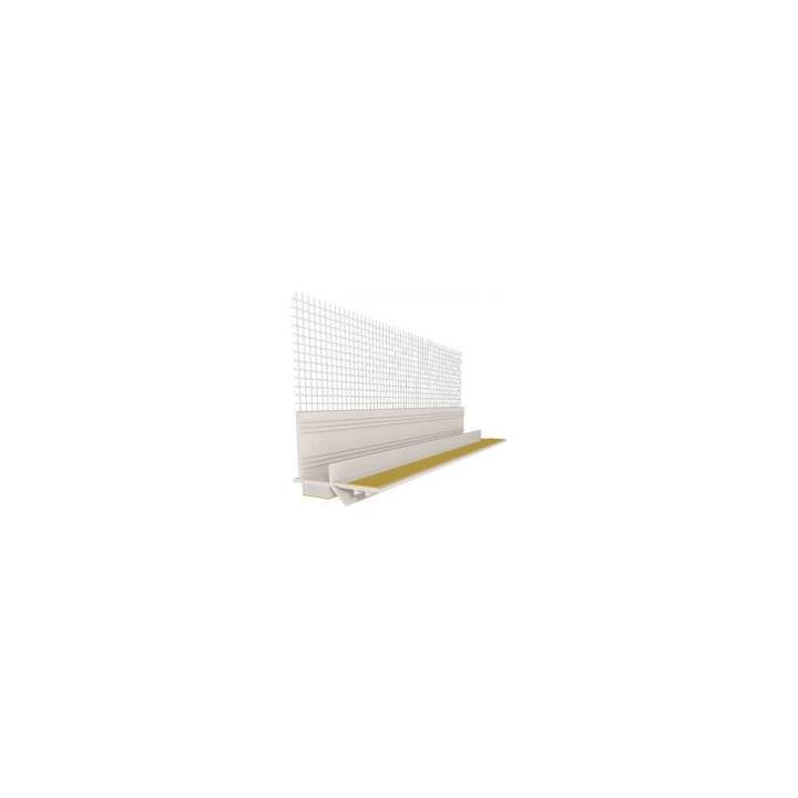 Фото Профиль примыкания оконных откосов с сеткой 2,5м белый - Магазин MASMART