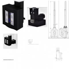 Фото Блок управления Terma KTX 4 WEKT4K905S черный, скрытый...  - Магазин MASMART
