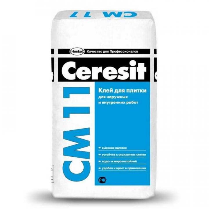 Фото Клей для плитки Ceresit CM11 25кг - Магазин MASMART
