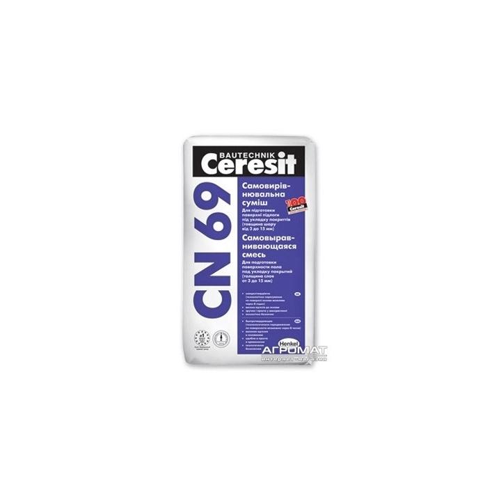 Фото Смесь самовыравнивающаяся Ceresit CN69 3-15 мм 25 кг - Магазин MASMART