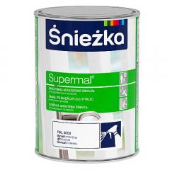Фото Эмаль масляно-фталевая Sniezka Supermal белая глянцевая...  - Магазин MASMART