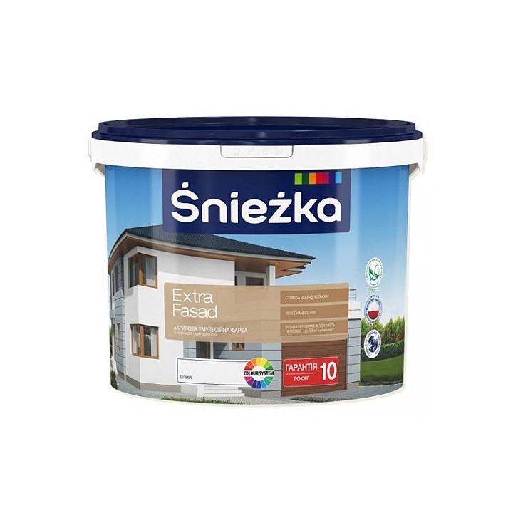 Фото Краска фасадная акриловая Sniezka Extra Fasad 10 л (14 кг) - Магазин MASMART