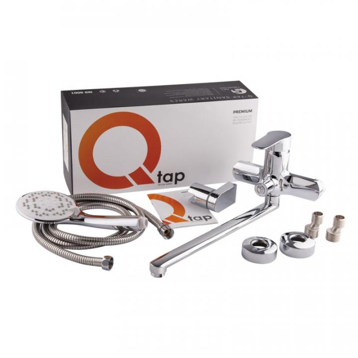 Фото Змішувач для ванни Qtap Eco CRM 005 new з довгим відливом  - Магазин MASMART