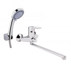 Фото Змішувач для ванни Qtap Hansberg CRM 005 з довгим відливом  - Магазин MASMART