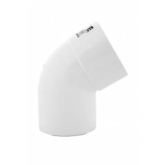 Фото Коліно 100/60° Profil 130 біле  (130/100)  - Магазин MASMART