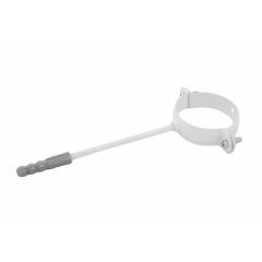 Фото Держатель трубы металлический L-160 Profil 130 белый...  - Магазин MASMART