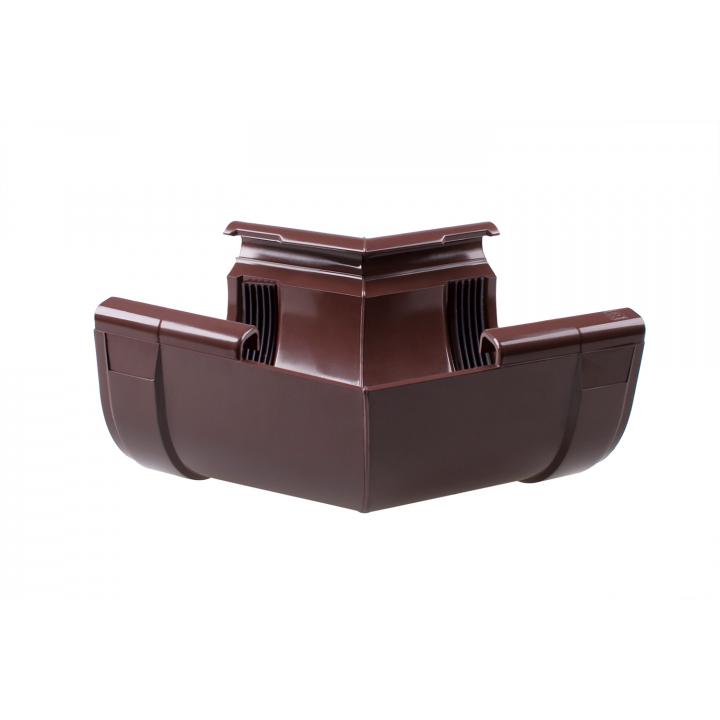 Фото Угол желоба внутренний W135° Profil 90 коричневый (90/75) - Магазин MASMART