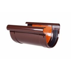 Фото Соединитель желоба Profil 130 коричневый  (130/100)  - Магазин MASMART