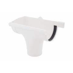 Фото Лійка ліва Profil 90 біла (90/75)  - Магазин MASMART