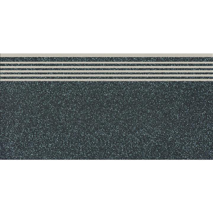 Фото Керамограніт для сходів Cersanit Milton graphite steptread 29,8х59,8 - Магазин MASMART
