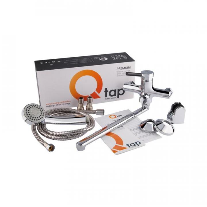 Фото Змішувач для ванни Qtap Inspai CRM 005 new з довгим відливом  - Магазин MASMART