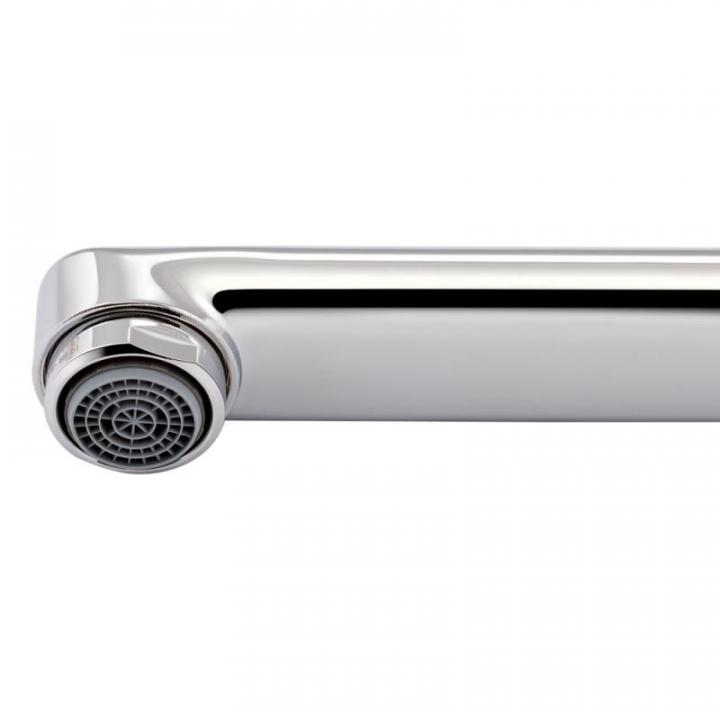 Фото Змішувач для ванни Qtap Premium Ustek 3216107GCW з довгим відливом  - Магазин MASMART