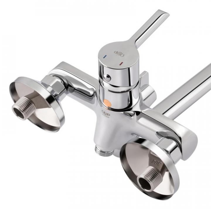 Фото Змішувач для ванни Qtap Grand CRM 005 з довгим відливом  - Магазин MASMART