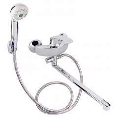 Фото Смеситель для ванны Lidz (CRM) Mars 81 005-1 с длинным...  - Магазин MASMART