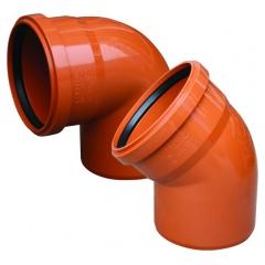 Фото Коліно каналізаційне Ø160х87° Valrom  - Магазин MASMART