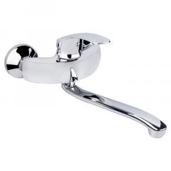 Фото Смеситель для кухни настінний Lidz (CRM) Mars 81 009 00  - Магазин MASMART