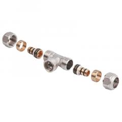 Фото Тройник (розбірний) 20х1/2"Вх20 Icma №548  - Магазин MASMART