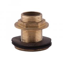 Фото Врізання в бак 1/2" латунне  - Магазин MASMART