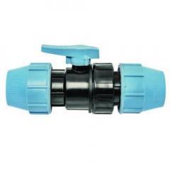 Фото Кран шаровой ПЭ зажимной Ø32 Unidelta  - Магазин MASMART