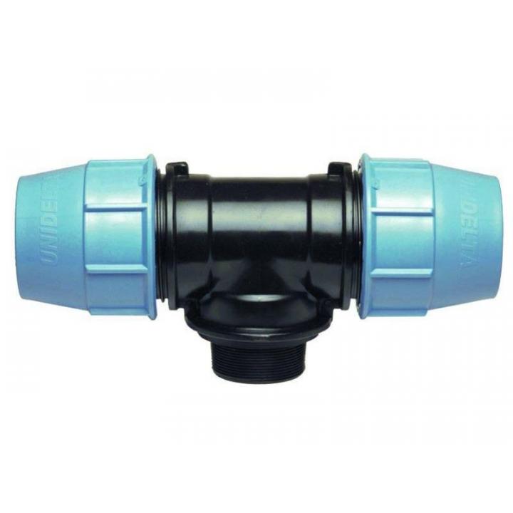 Фото Тройник ПЭ Ø20х1/2"НРх20 Unidelta - Магазин MASMART
