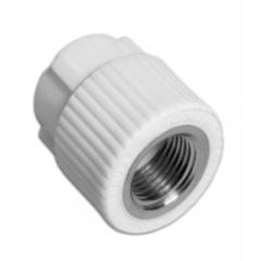 Фото Муфта ППР Ø32х1/2" В ASG-Plast (сіра)  - Магазин MASMART