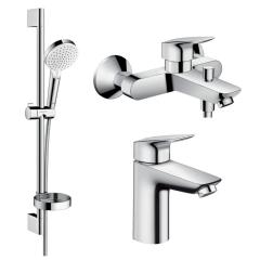 Фото Комплект змішувачів Hansgrohe Logis (71100000, 71400000,...  - Магазин MASMART