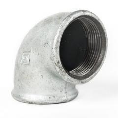 Фото Коліно чавунне ВВ 1 1/2" 90° Berg Montana (оцинковане)  - Магазин MASMART