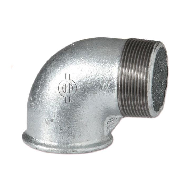 Фото Колено чугунное ВН 1" 90° Berg Montana (оцинкованное) - Магазин MASMART
