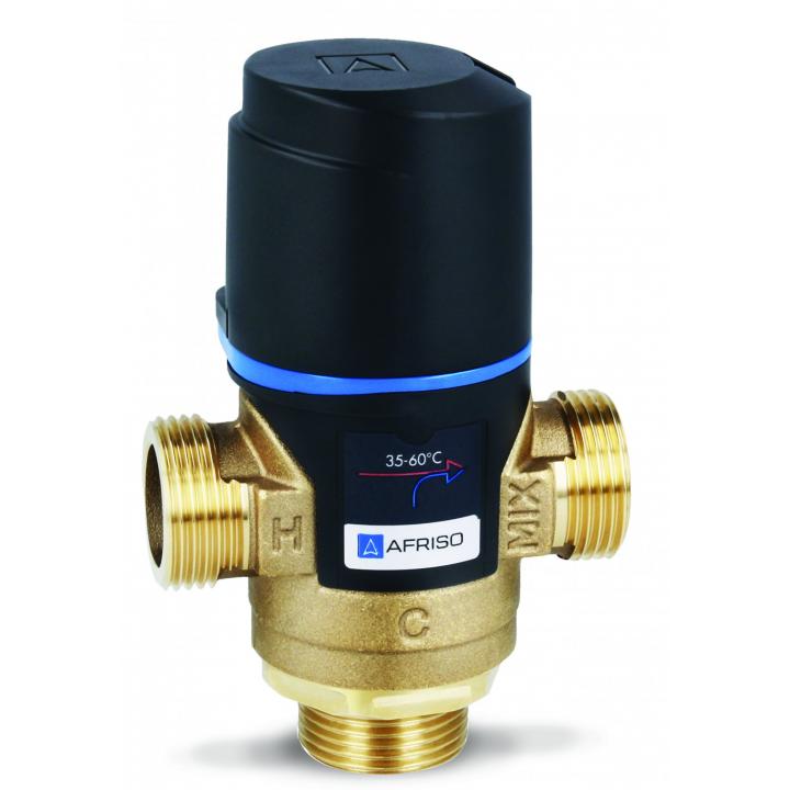 Фото Клапан термостатический смесительний Afriso ATM561 1" kvs2,5 20-43°C - Магазин MASMART