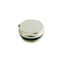 Фото Заглушка хромированная с резиновым кольцом 1/2" Marvit  - Магазин MASMART