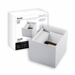 Фото Светильник LED Feron DH012 2х3W IP54 белый  - Магазин MASMART