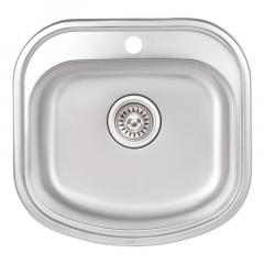 Фото Мойка врезная Qtap 4947 (microdecor) 495х475х185 (0,8)  - Магазин MASMART