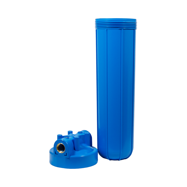 Фото Фільтр для води Aquafilter (FH20BB1-B-WB) Big Blue 20"х1" з манометром  - Магазин MASMART