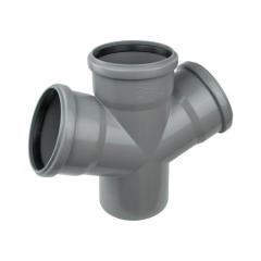 Фото Крестовина канализационная Ø50/50/50х67° Ostendorf HT-Safe  - Магазин MASMART