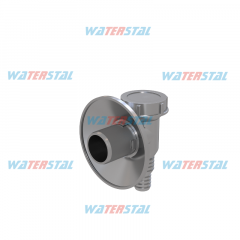 Фото Сифон для стиральной машины хром (WS 7701)  - Магазин MASMART