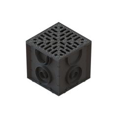 Фото Дождеприемник пластиковый Easy 250х250 с решеткой...  - Магазин MASMART