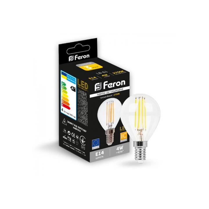Фото Лампа LED Feron LB-70 C35 4W E14 2700K - Магазин MASMART