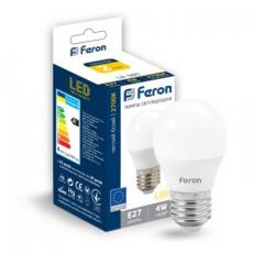 Фото Лампа LED Feron LB-380 G45 4W E27 2700K  - Магазин MASMART