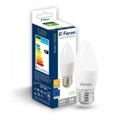 Фото Лампа LED Feron LB-737 C37 6W E27 4000K  - Магазин MASMART