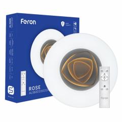 Фото Світильник LED Feron AL5600 Rose 80W 3000-6500K з пультом  - Магазин MASMART