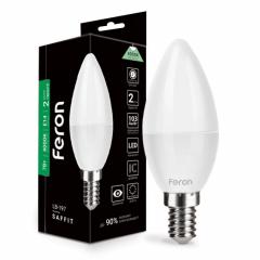 Фото Лампа LED Feron LB-197 C37 7W E14 4000K  - Магазин MASMART