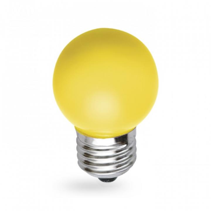 Фото Лампа LED Feron LB-37 G45 1W E27 желтая  - Магазин MASMART