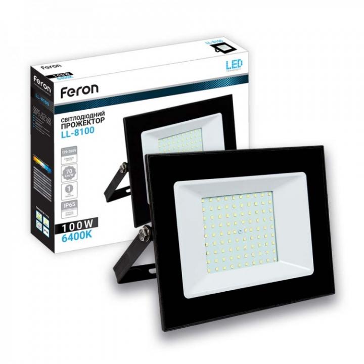 Фото Прожектор LED Feron LL-8100 100W 6400K - Магазин MASMART