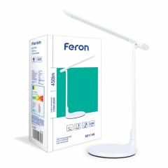 Фото Світильник настільний LED Feron DE1140 8W білий - знято з...  - Магазин MASMART