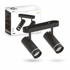 Фото Світильник LED Feron AL556-2 2х10W 4000K чорний  - Магазин MASMART