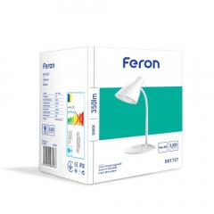 Фото Світильник настільний LED Feron DE1727 7W білий - знято з...  - Магазин MASMART