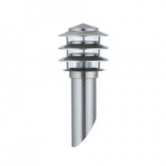 Фото Світильник садово-парковий Horoz Kayin-1 хром матовий  - Магазин MASMART