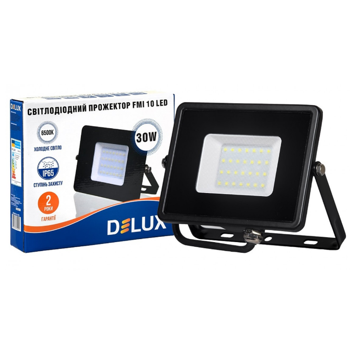 Фото Прожектор LED Delux 30W 6500K IP65  - Магазин MASMART