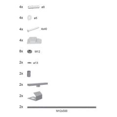 Фото Кріплення панелі для ванни фронтальне Ravak U  - Магазин MASMART